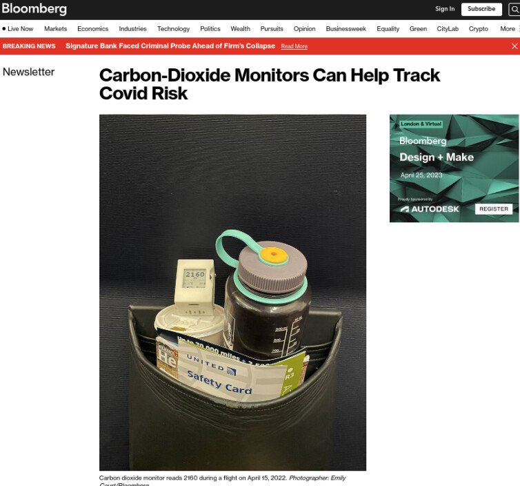 CO2 monitor during pandemic
