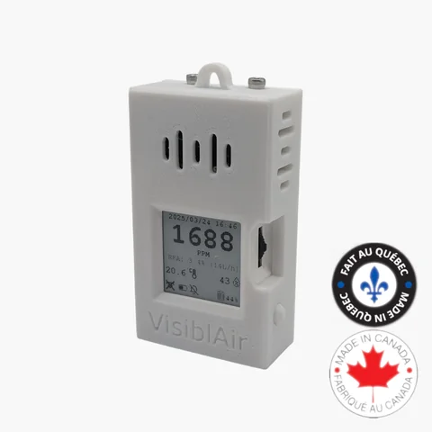 Capteur CO2 intelligent VisiblAir Modèle C
